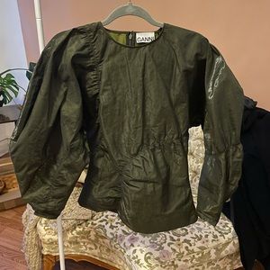 Ganni silk top